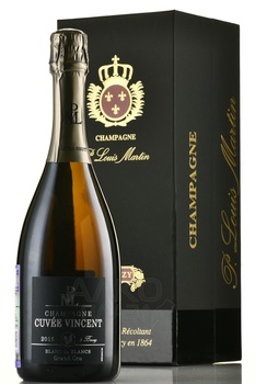 Paul Louis Martin Cuvee Vincent Vintage - шампанское Поль Луи Мартэн Кюве Винсэн Винтаж 2015 год 0.75 л белое экстра брют в п/у