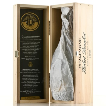 Herbert Beaufort Reserve Perpetuelle Brut Nature Bouzy Grand Cru - шампанское Эрбер Бофор Резерв Перпетюль Брют Натюр Бузи Гран Крю 2016 год 0.75 л белое экстра брют в д/у