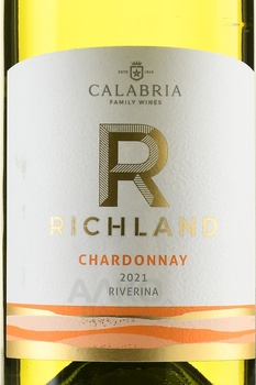 Richland Chardonnay - австралийское вино Ричланд Шардоне 0.75 л