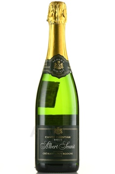 Albert Sounit Cremant de Bourgogne Cuvee Prestige - вино игристое Альбер Суни Креман де Бургонь Кюве Престиж 0.75 л белое брют