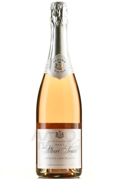 Albert Sounit Cremant de Bourgogne Chataignier - вино игристое Альбер Суни Креман де Бургонь Шатенье 0.75 л брют розовое