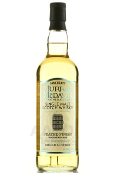 Murray McDavid Cask Craft Peated Finish - виски Мюррей МакДэвид Каск Крафт Питед Финиш 0.7 л