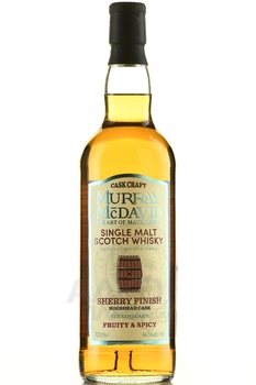 Murray McDavid Cask Craft Sherry Finish - виски Мюррей МакДэвид Каск Крафт Шерри Финиш 0.7 л