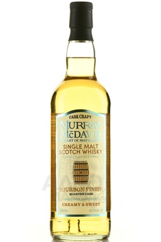 Murray McDavid Cask Craft Bourbon Finish - виски Мюррей МакДэвид Каск Крафт Бурбон Финиш 0.7 л