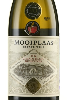 Mooiplaas Chenin Blanc Bush Vines - вино Муиплаас Шенен блан Буш Вайнс 2022 год 0.75 л белое сухое