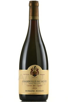 Chambolle-Musigny Domaine Ponsot Cuvee des Cigales - вино Шамболь-Мюзиньи Домэн Понсо Кюве де Сигаль 2014 год 0.75 л красное сухое
