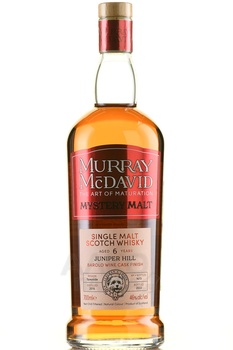 Murray McDavid Mystery Malt Juniper Hill 6 Years Old - виски Мюррей МакДэвид Мистери Молт Джунипер Хилл 6 лет 0.7 л в п/у