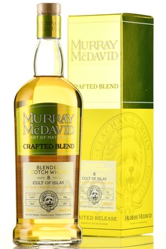 Murray McDavid Crafted Blend Cult of Islay 8 Years Old - виски Мюррей МакДэвид Крафтед Бленд Культ оф Айла 8 лет 0.7 л в п/у