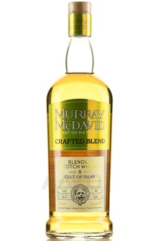 Murray McDavid Crafted Blend Cult of Islay 8 Years Old - виски Мюррей МакДэвид Крафтед Бленд Культ оф Айла 8 лет 0.7 л в п/у