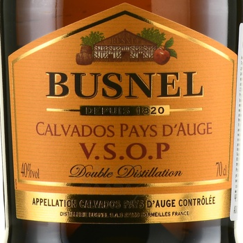 Busnel VSOP - кальвадос Бюснель ВСОП 0.7 л