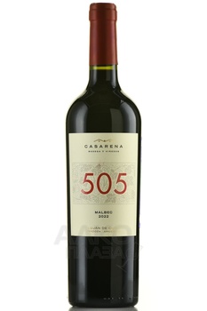 Casarena 505 Malbec - вино Касарена 505 Мальбек 2022 год 0.75 л красное сухое