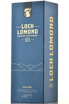 Loch Lomond Single Malt 21 years old in gift box - виски Лох Ломонд Сингл Молт 21 год 0.7 л в п/у