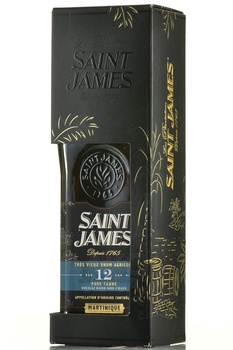 Saint James Rhum Agricole Tres Vieux 12 Years Martinique AOC - ром Сент Джеймс Агриколь Тре Вьё 12-летний Мартиника АОС 0.7 л в п/у