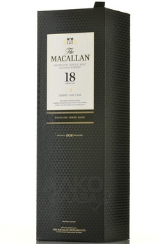 Macallan 18 years Sherry Oak - виски Макаллан 18 лет Шерри Оак 0.7 л