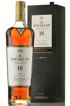 Macallan 18 years Sherry Oak - виски Макаллан 18 лет Шерри Оак 0.7 л