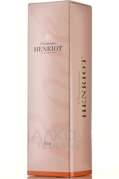 Henriot Brut Rose gift box - шампанское Энрио Брют Розе 0.75 л в п/у
