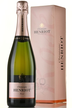 Henriot Brut Rose gift box - шампанское Энрио Брют Розе 0.75 л в п/у