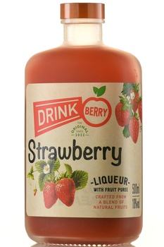 Drinkberry Strawberry - ликер Дринкберри Клубника 0.5 л