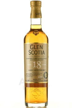 Glen Scotia 18 Years Old - виски Глен Скоша 18 лет 0.7 л в п/у