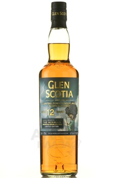 Glen Scotia Release №1 The Mermaid Palo Cortado Cask Finish 12 Years Old - виски Глен Скоша Релиз №1 Русалка Пало Кортадо Каск Финиш 12 лет 0.7 л в п/у