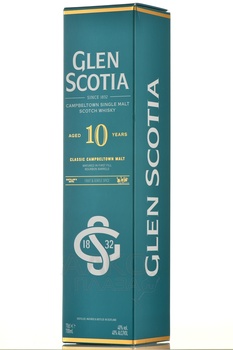 Glen Scotia 10 Years Old - виски Глен Скоша 10 лет 0.7 л в п/у