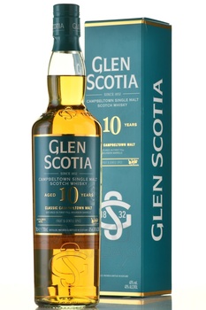 Glen Scotia 10 Years Old - виски Глен Скоша 10 лет 0.7 л в п/у