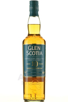 Glen Scotia 10 Years Old - виски Глен Скоша 10 лет 0.7 л в п/у