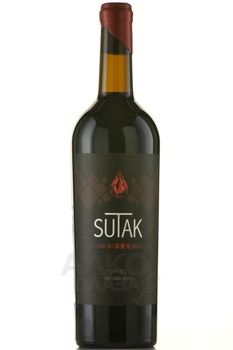Вино Сутак 2020 год 0.75 л красное сухое