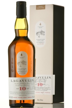 Lagavulin 10 Years Old - виски Лагавулин 10 лет 0.7 л в п/у