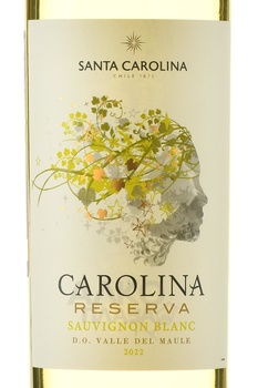 Santa Carolina Carolina Reserva Sauvignon Blanc - вино Санта Каролина Ресерва Совиньон Блан 0.75 л белое сухое