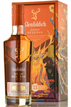 Glenfiddich 21 Year Old Gran Reserva - виски Гленфиддик 21 год Гран Резерва 0.7 л в п/у