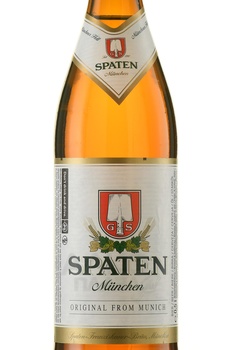 Spaten Munchen - пиво Шпатен Мюнхен 0.5 л светлое фильтрованное