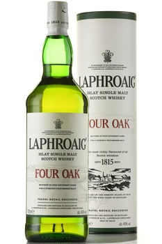 Laphroaig Four Oak - виски Лафройг Фор Оак 1 л в тубе