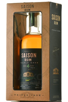 Saison Triple Cask Jamaica 4 Years Old - ром Сэзон Трипл Каск Ямайка 4 года 0.7 л