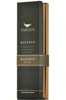 Yarden Katzrin - вино Ярден Катцрин 2019 год 0.75 л красное сухое в п/у