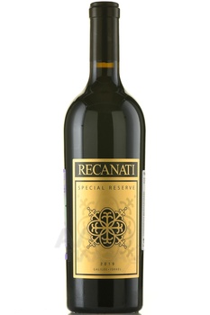 Recanati Special Reserve - вино Реканати Спешиал Резерв 2019 год 0.75 л сухое красное в п/у
