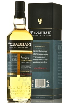 Torabhaig Single Malt Scotch Whisky Legacy Series Allt Gleann Batch Strength - виски Торвег Сингл Молт Скотч Виски Легаси Сириес Альт Глен Батч Стренг 0.7 л в п/у