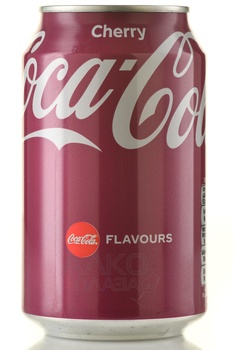 Напиток безалкогольный сильногазированный Кока-кола Вишня 330 мл ж/б
