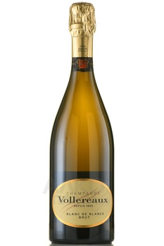 Vollereaux Blanc de Blancs Brut Champagne AOC - шампанское Воллеро Блан де Блан Брют 0.75 л