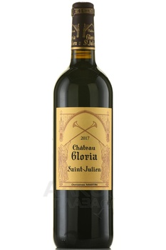 Chateau Gloria Saint-Julien AOC - вино Шато Глория Сен-Жюльен АОК 2017 год 0.75 л красное сухое