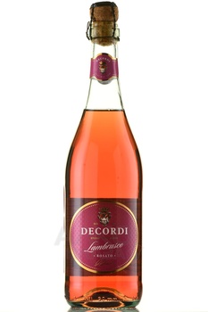 Decordi Lambrusco - игристое вино Ламбруско Декорди 0.75 л