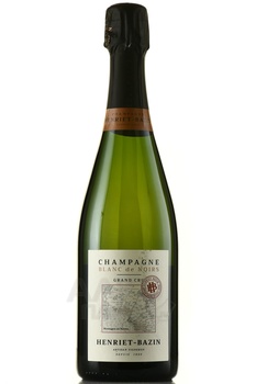 Champagne Henriet-Bazin Blanc de noirs Grand Cru - шампанское Шампань Энриет Базан Блан де Нуар Гранд Крю 2019 год 0.75 л белое экстра брют
