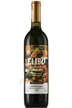 Elibo Kindzmarauli - вино Элибо Киндзмараули 0.75 л красное полусладкое