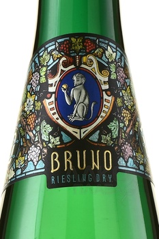 Bruno Riesling Dry - вино Бруно Рислинг Драй 2021 год 0.75 л белое сухое