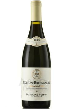 Domaine Poisot Pere et Fils Corton-Bressandes Grand Cru - вино Домен Пуазо Кортон Брессанд Гран Крю 2019 год 0.75 л красное сухое