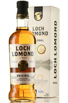 Loch Lomond Single Malt gift box - виски Лох Ломонд Ориджинал Сингл Молт 0.7 л п/у