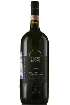 Corte Pavone Brunello di Montalcino - вино Корте Павоне Брунелло ди Монтальчино 2004 год 1.5 л красное сухое в д/у