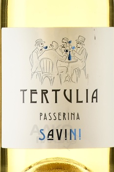 Savini Passerina Colli Aprutini Tertulia - вино Савини Пассерина Колли Апрутини Тертулия 2022 год 0.75 л белое сухое