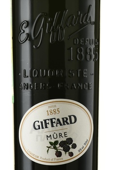 Giffard Creme De Mure - ликер Жиффар Крем Де Муре Ежевика 0.7 л