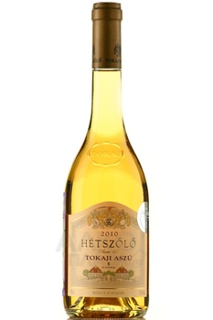 Tokaj Hetszolo 5 Puttonyos Aszu - вино Токай Хетцоло 5 Путтоньош Ассу 2010 год 0.5 л белое сладкое